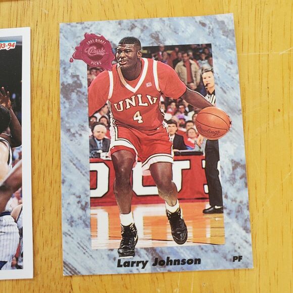Larry Johnson 12 Different Cards Basketball 1991-92 Upper Deck 445 Top Prospects - Picture 6 of 13